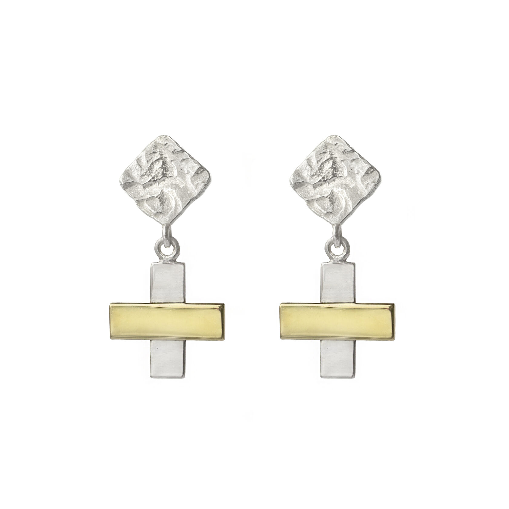 EKATERINA TOLSTAYA Серьги Мозаика кресты