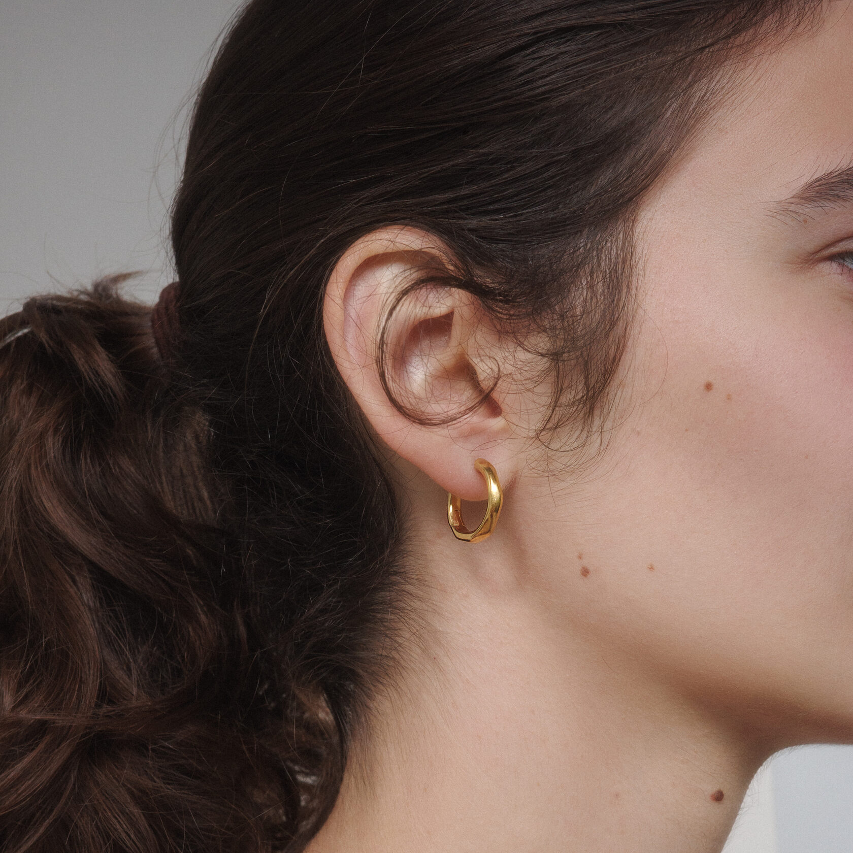 EKATERINA TOLSTAYA Моносерьга Тепло позолота