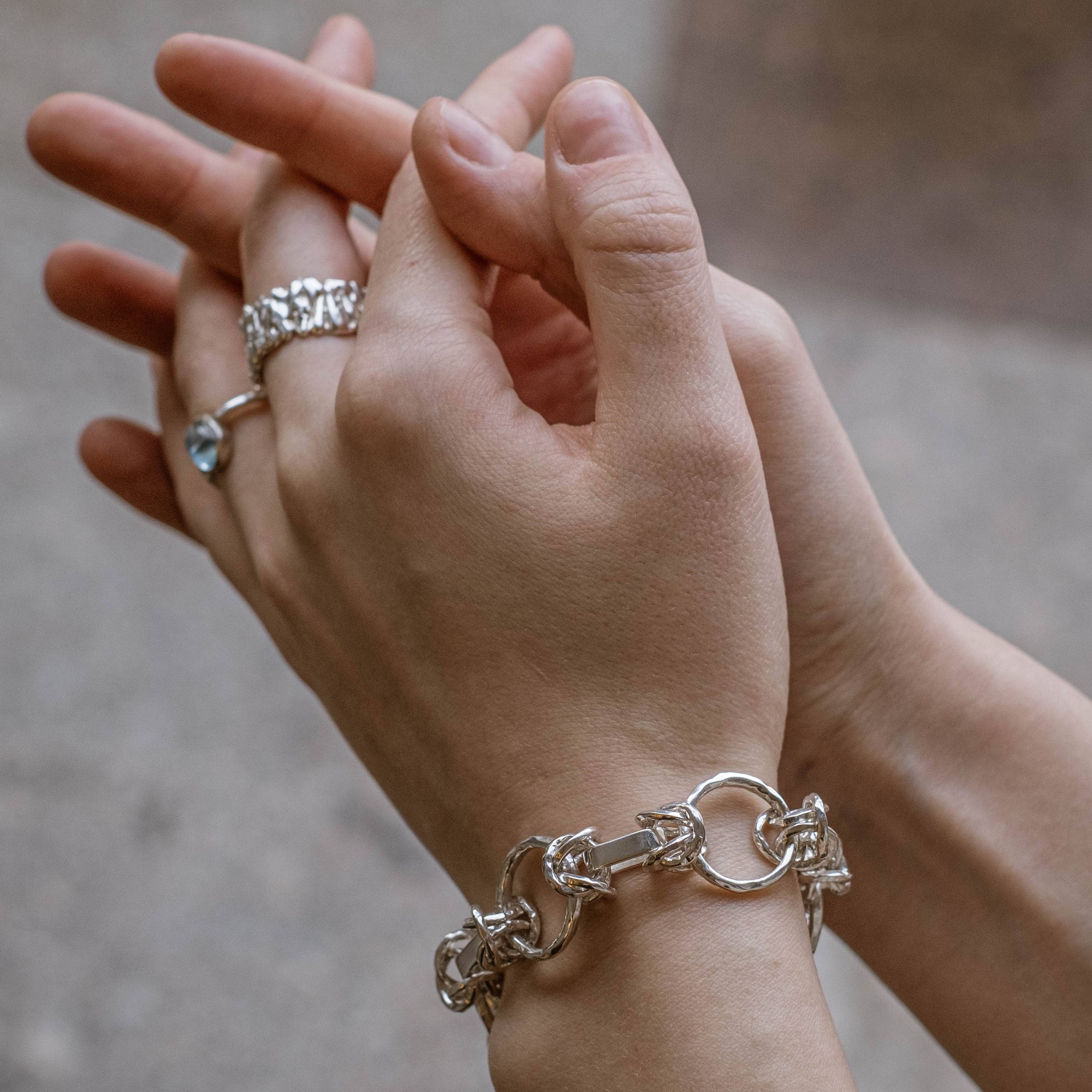 EKATERINA TOLSTAYA Браслет Цепочка из битого серебра