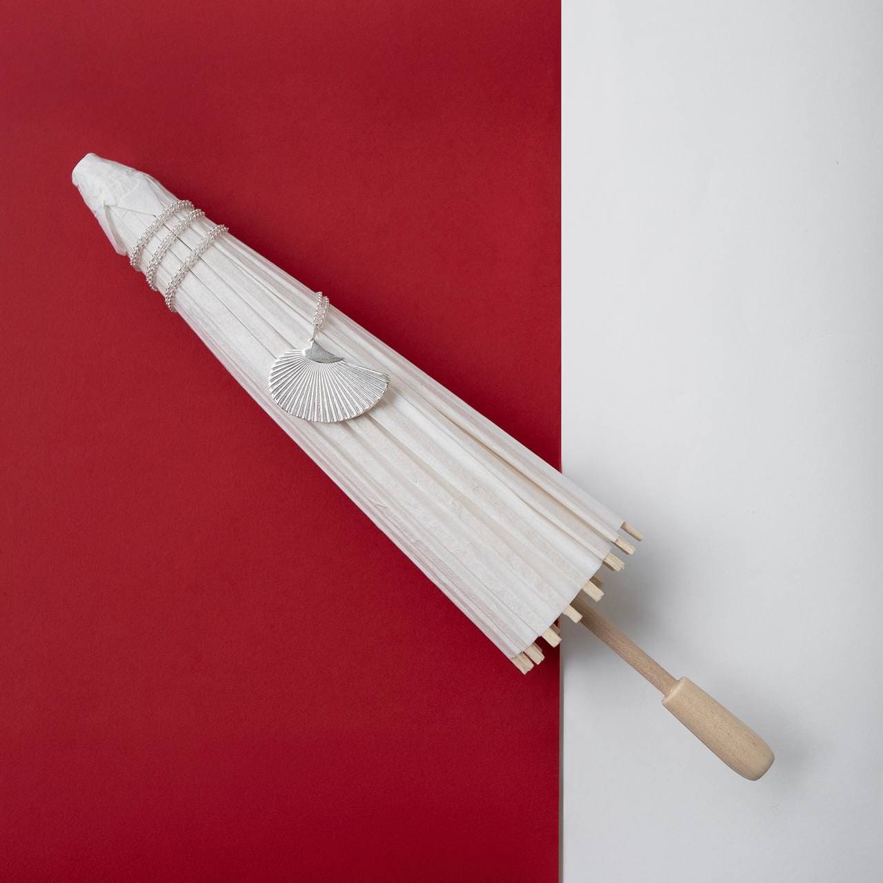 MS. MARBLE Подвеска Веер "Крыло любви"