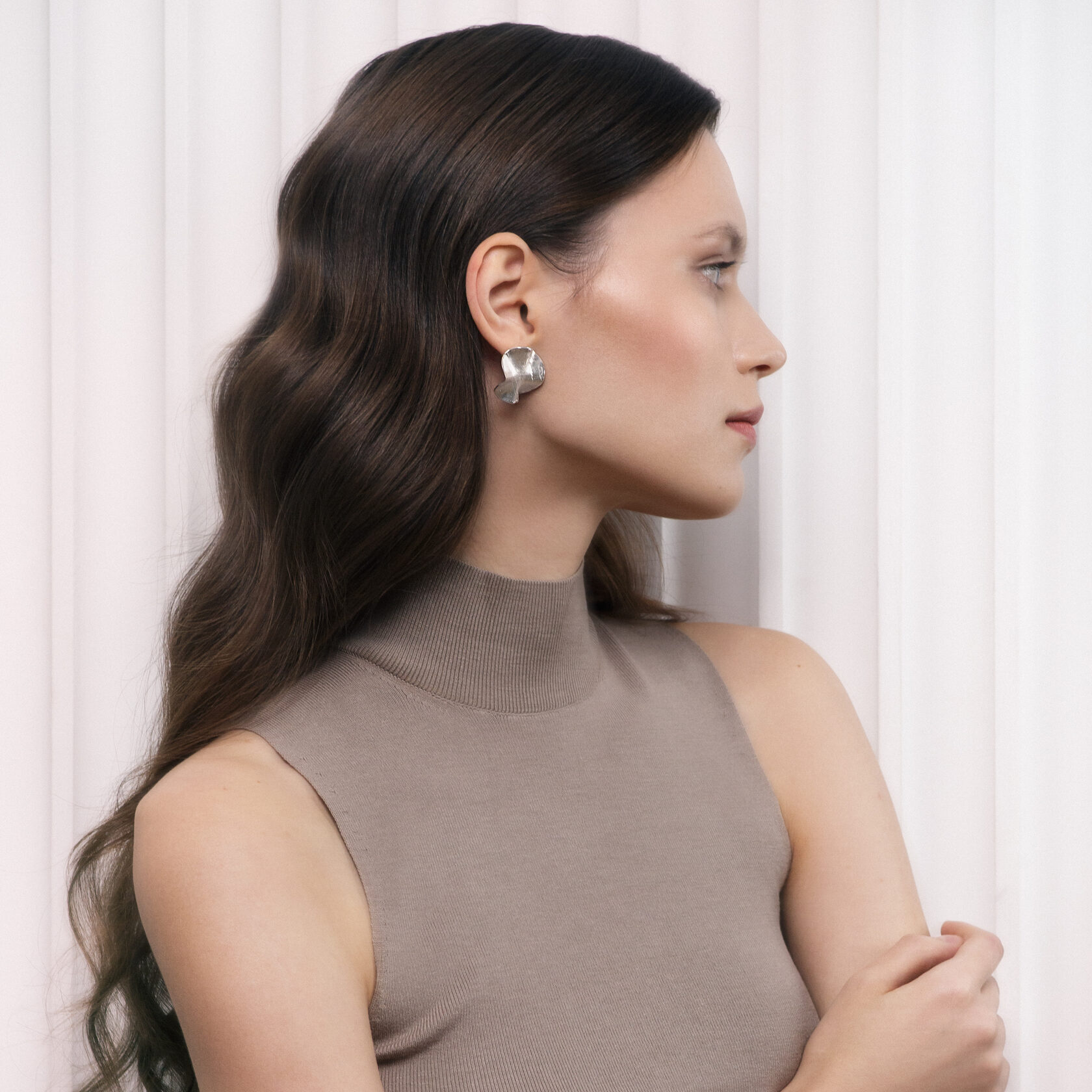 EKATERINA TOLSTAYA Серьги Пластика круглые