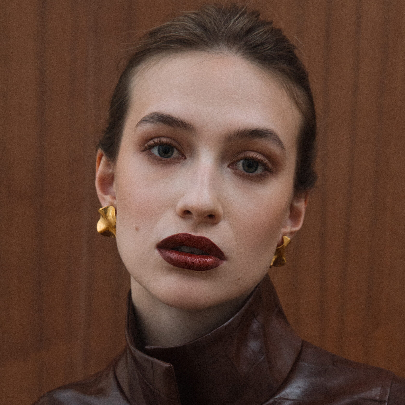 EKATERINA TOLSTAYA Серьги Пластика круглые позолота