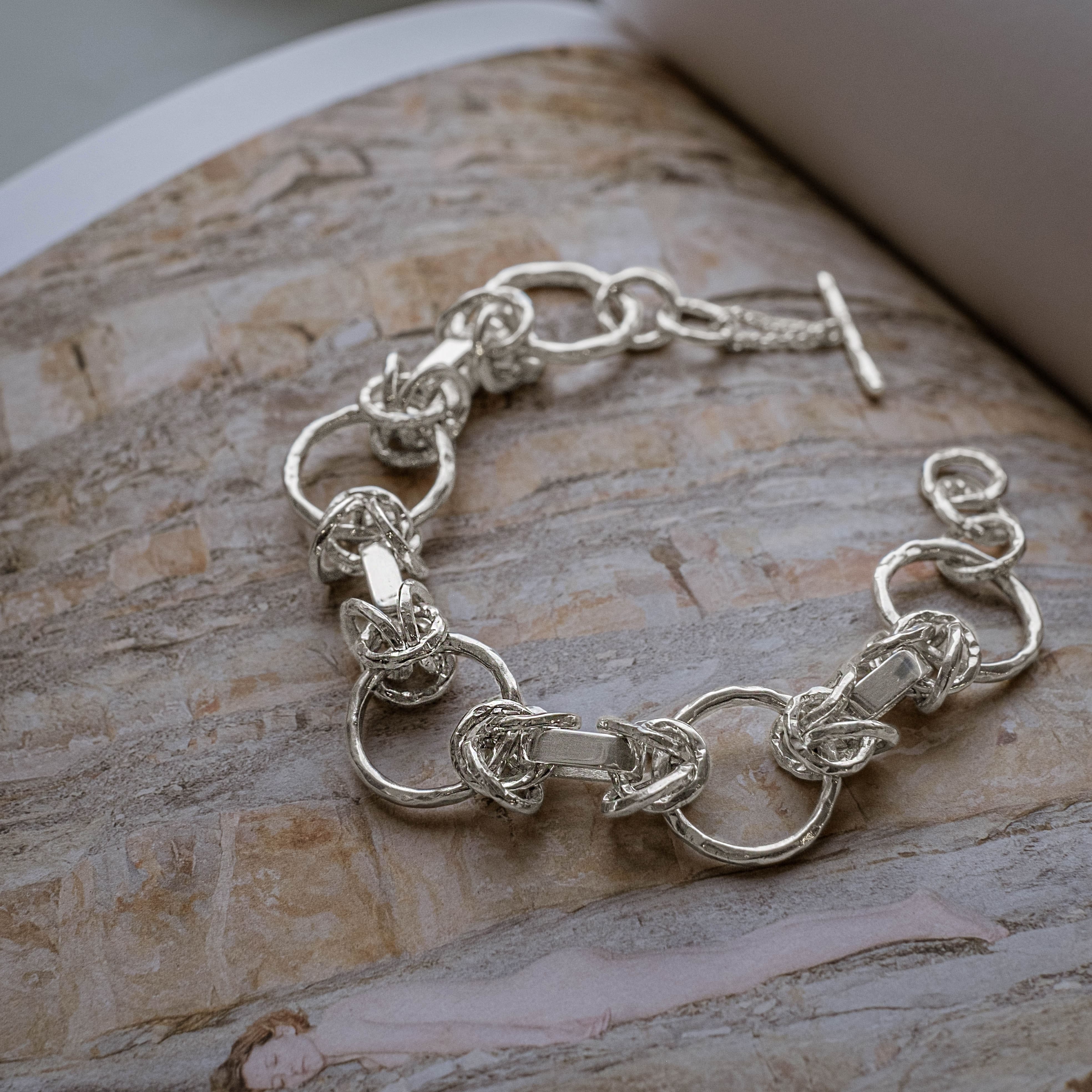 EKATERINA TOLSTAYA Браслет Цепочка из битого серебра