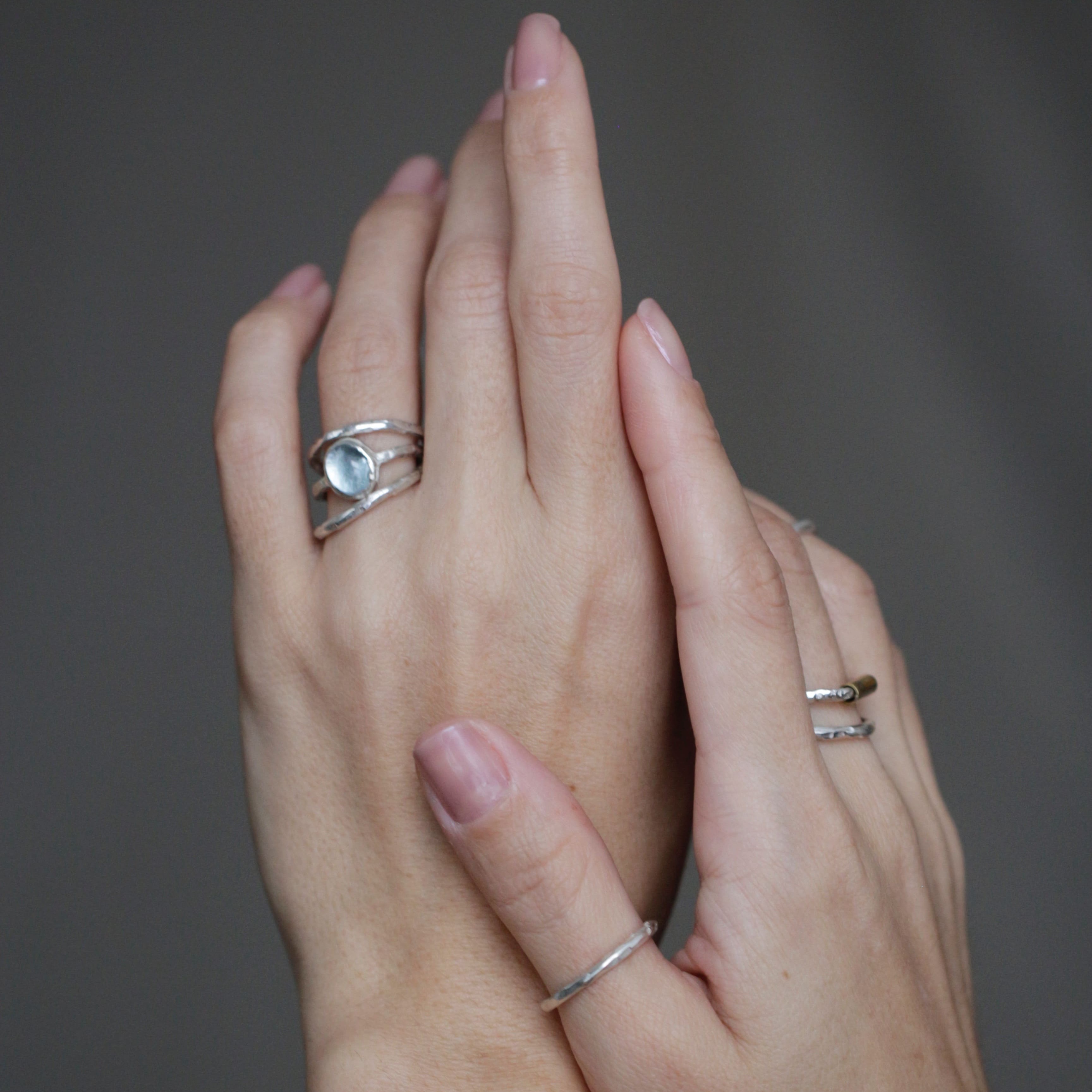 EKATERINA TOLSTAYA Кольцо с голубым топазом