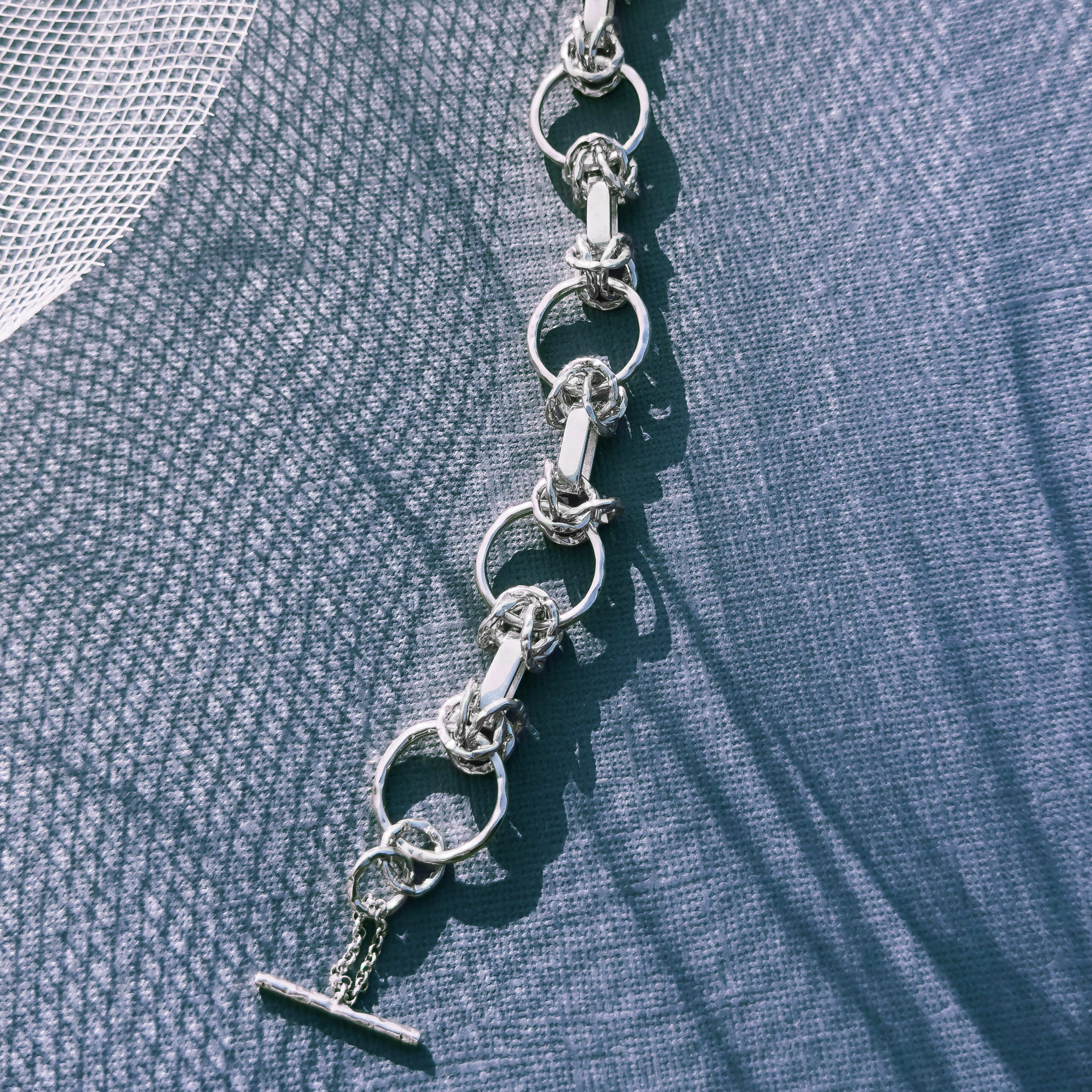 EKATERINA TOLSTAYA Браслет Цепочка из битого серебра