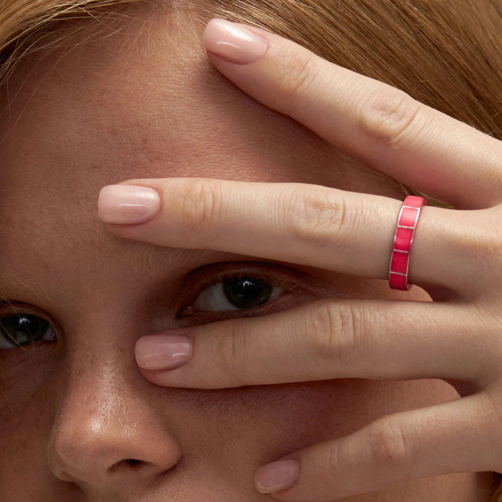 SHAMELESS Кольцо Swimming Pool круглое розовое