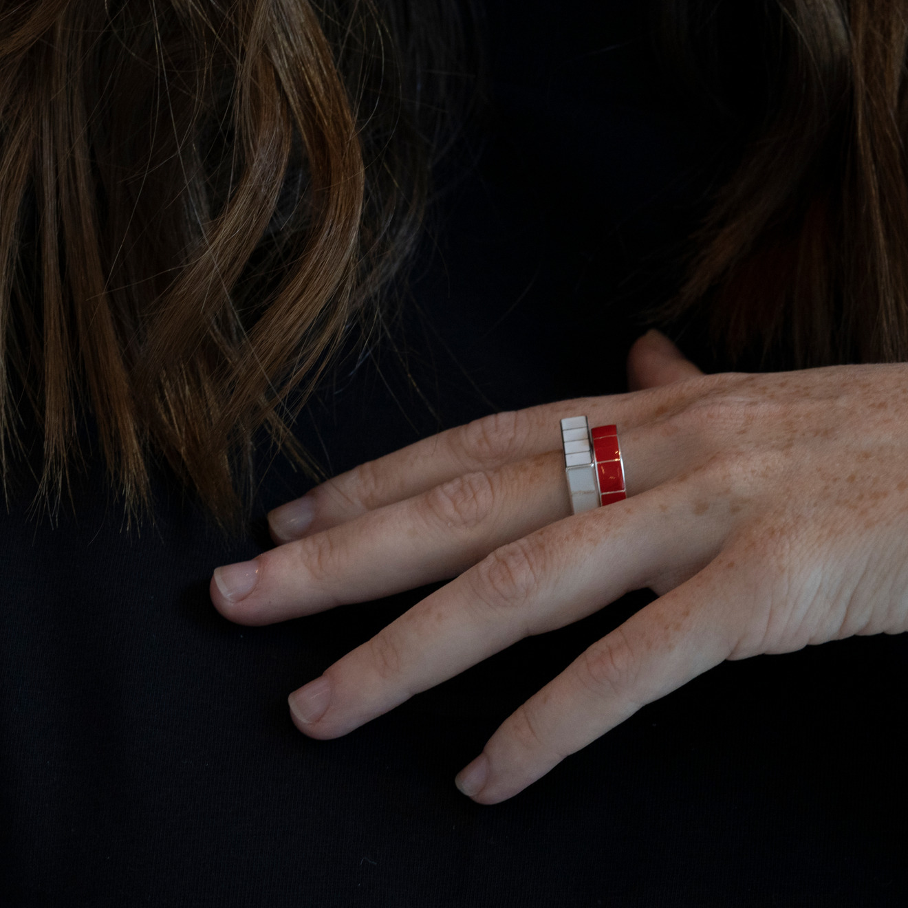 SHAMELESS Кольцо Swimming Pool круглое красное