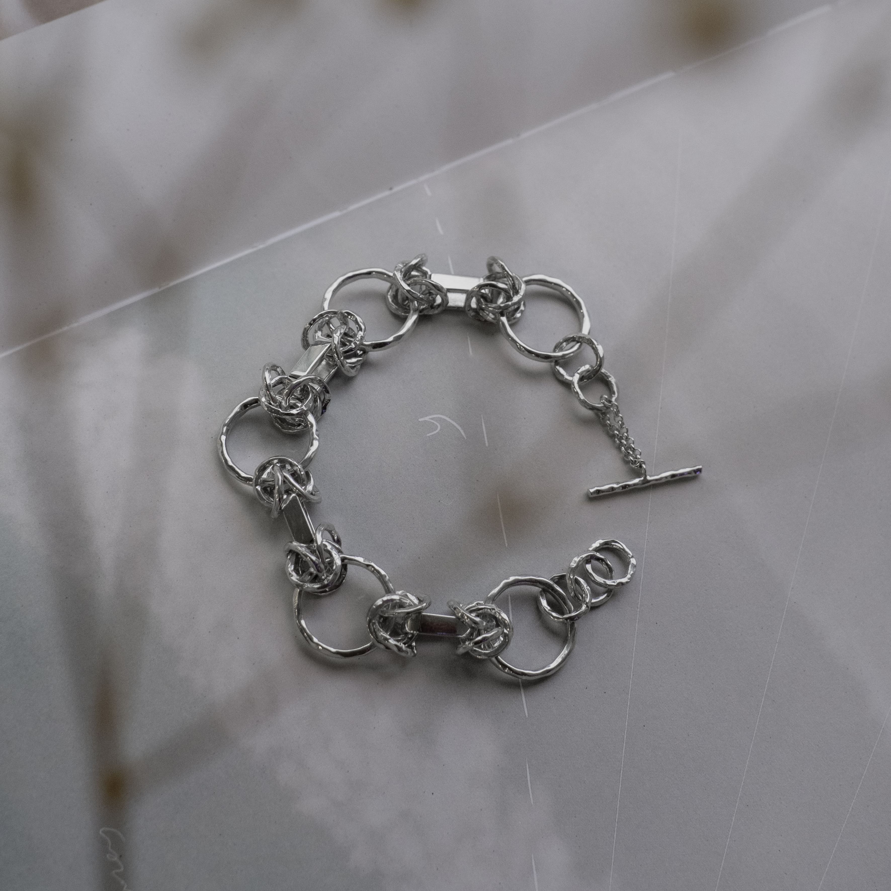 EKATERINA TOLSTAYA Браслет Цепочка из битого серебра