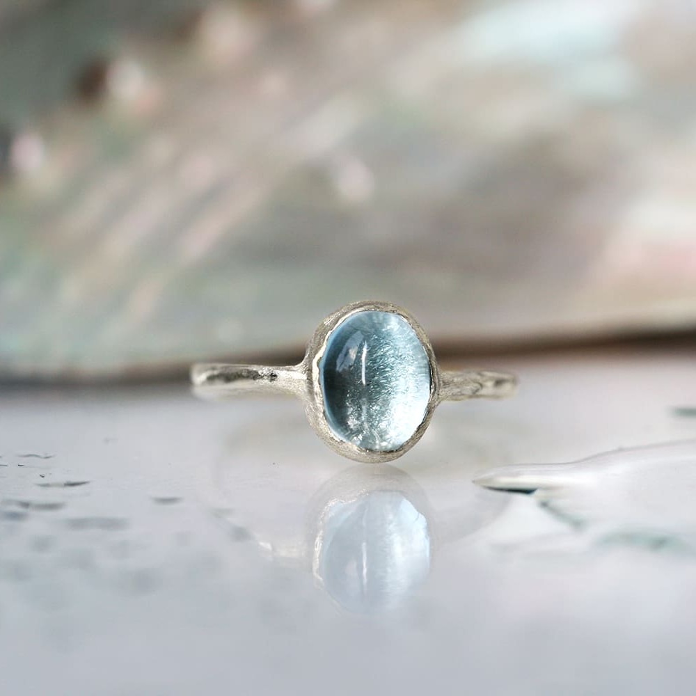 EKATERINA TOLSTAYA Кольцо с голубым топазом