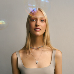 URBAN ISLAND подвеска сердце с надписью Forget Me Not