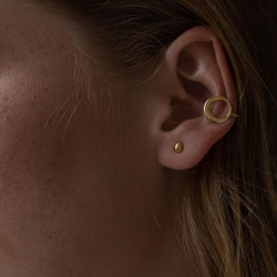 INFANTA Моносерьга пусет Grano позолота