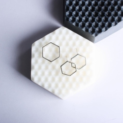 URBAN ISLAND серьга Honeycomb (1 шт)