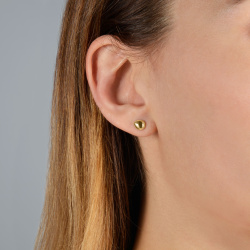 INFANTA Серьги гвоздики Grano Grande с позолота