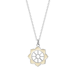 MS. MARBLE Подвеска Dharma Wheel на цепочке