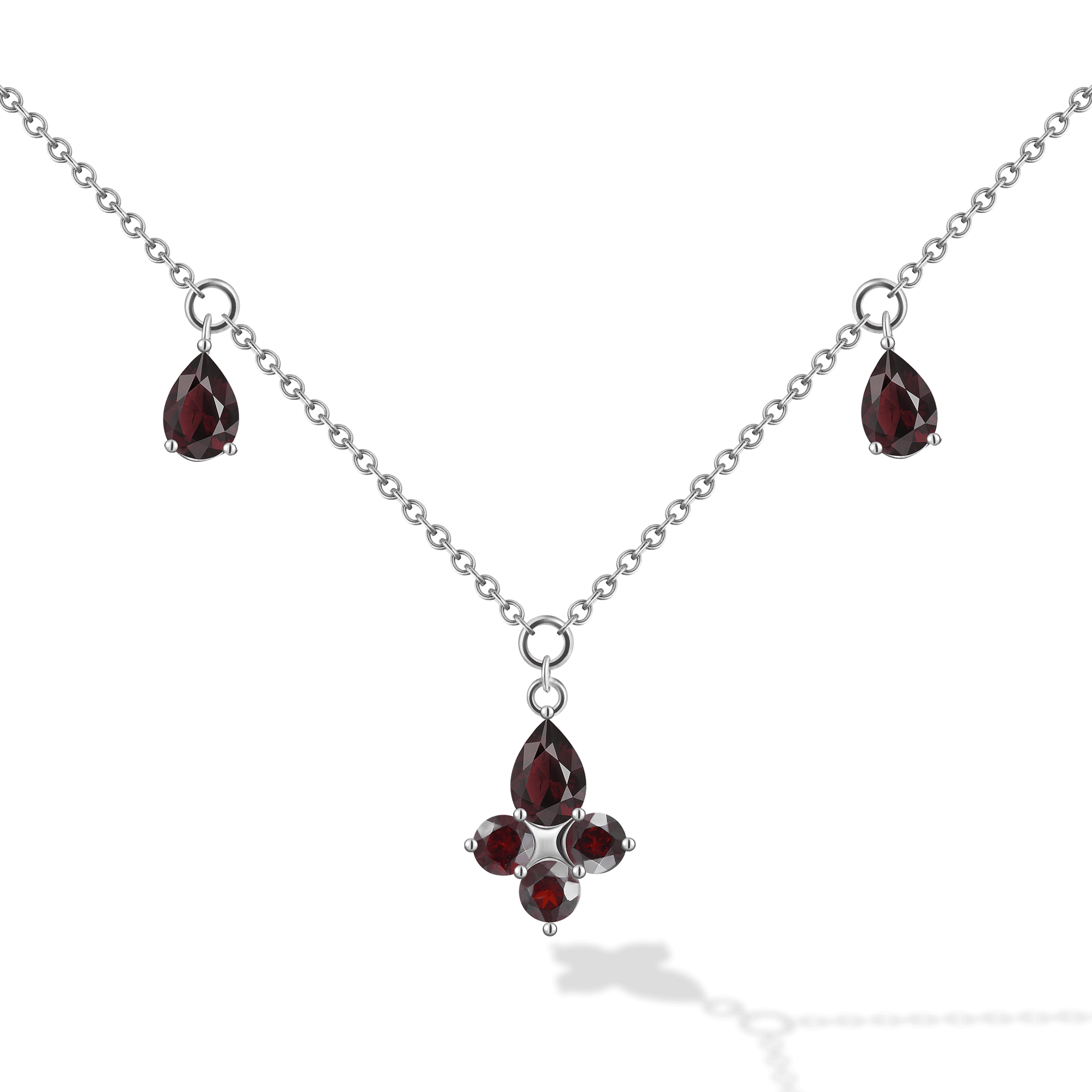 INFANTA Чокер Principessa Giglio с гранатами