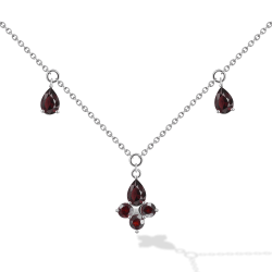 INFANTA Чокер Principessa Giglio с гранатами