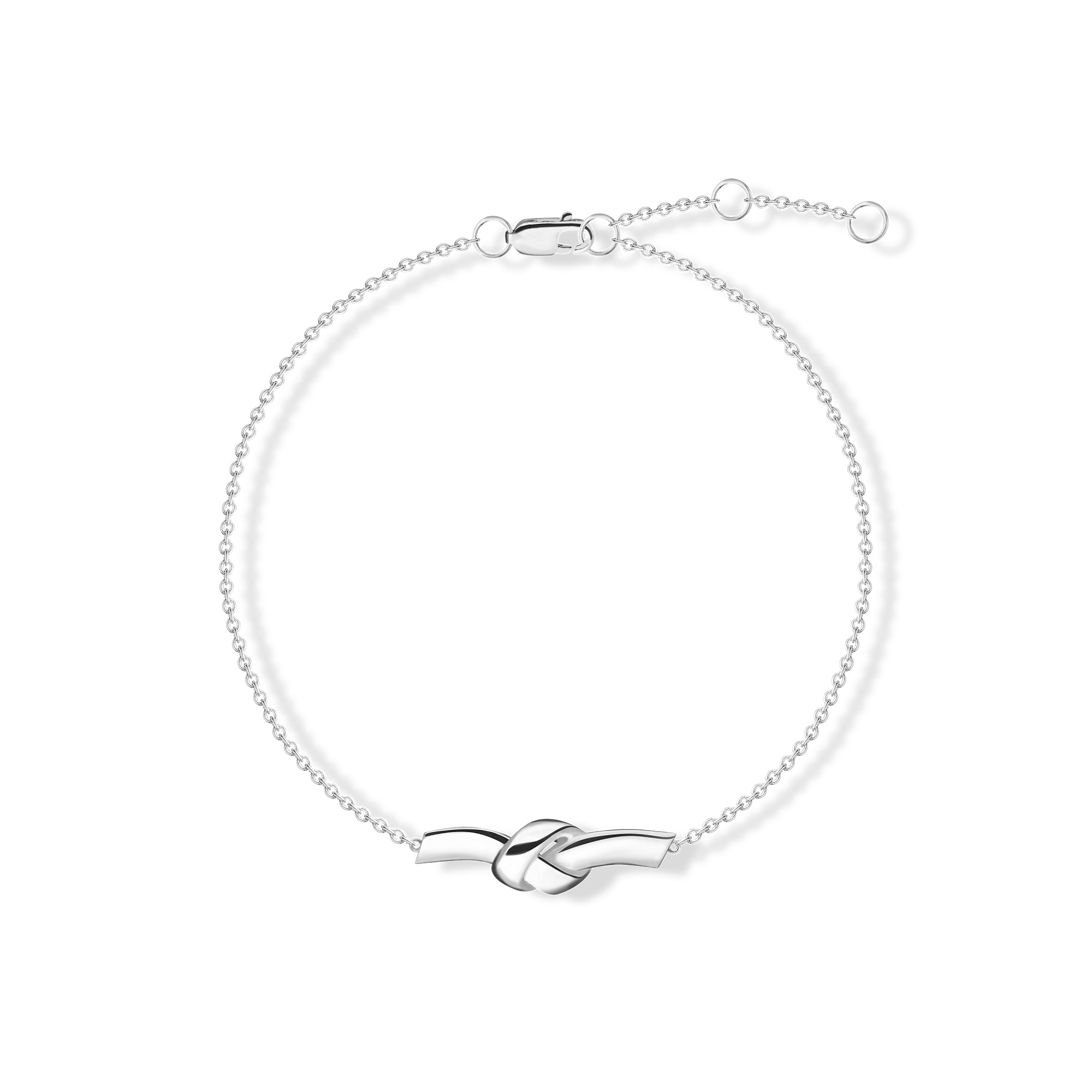 INFANTA Браслет Nodo узелок на серебряной цепочке
