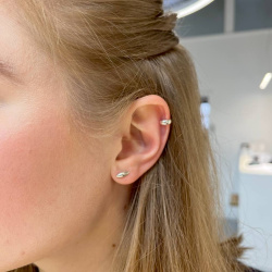 INFANTA Кафф Spirale Спираль серебро