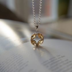 INFANTA Кулон Маркизы Principessa Marchese с цитринами в серебре