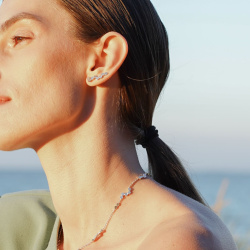 EKATERINA TOLSTAYA Серьга-клаймбер Конфетти на левое ухо