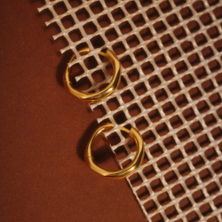 EKATERINA TOLSTAYA Моносерьга Тепло позолота