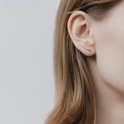 INFANTA Клаймбер Virgola Запятая на правое ухо позолота