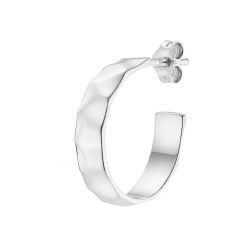 URBAN ISLAND серьга-кольцо мятая This Too Shall Pass ( 1 шт)