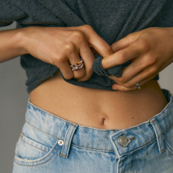 URBAN ISLAND кольцо из бусин Forget Me Not