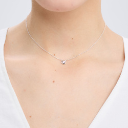 INFANTA Чокер Principessa Cerchio с аметистом в серебре