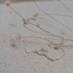 MS. MARBLE Браслет Flow серебро