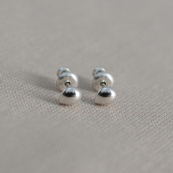 INFANTA Серьги гвоздики Grano серебро