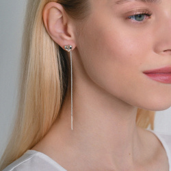 INFANTA Протяжки сердечко серебро