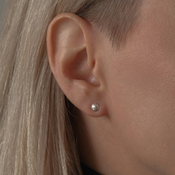 INFANTA Серьги гвоздики Lente piccola серебро