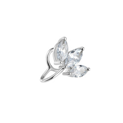 URBAN ISLAND кафф Fianit Three Leaves | Smoky