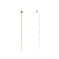 INFANTA Серьги-протяжки Lente 75 позолота
