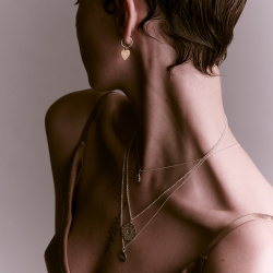 MS. MARBLE серьга Third eye позолота