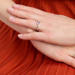 INFANTA Кольцо Principessa Corona с аметистом