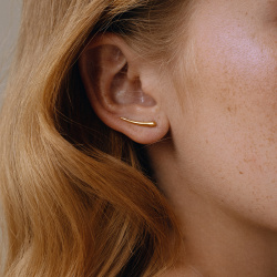 INFANTA Клаймбер Virgola Запятая на правое ухо позолота