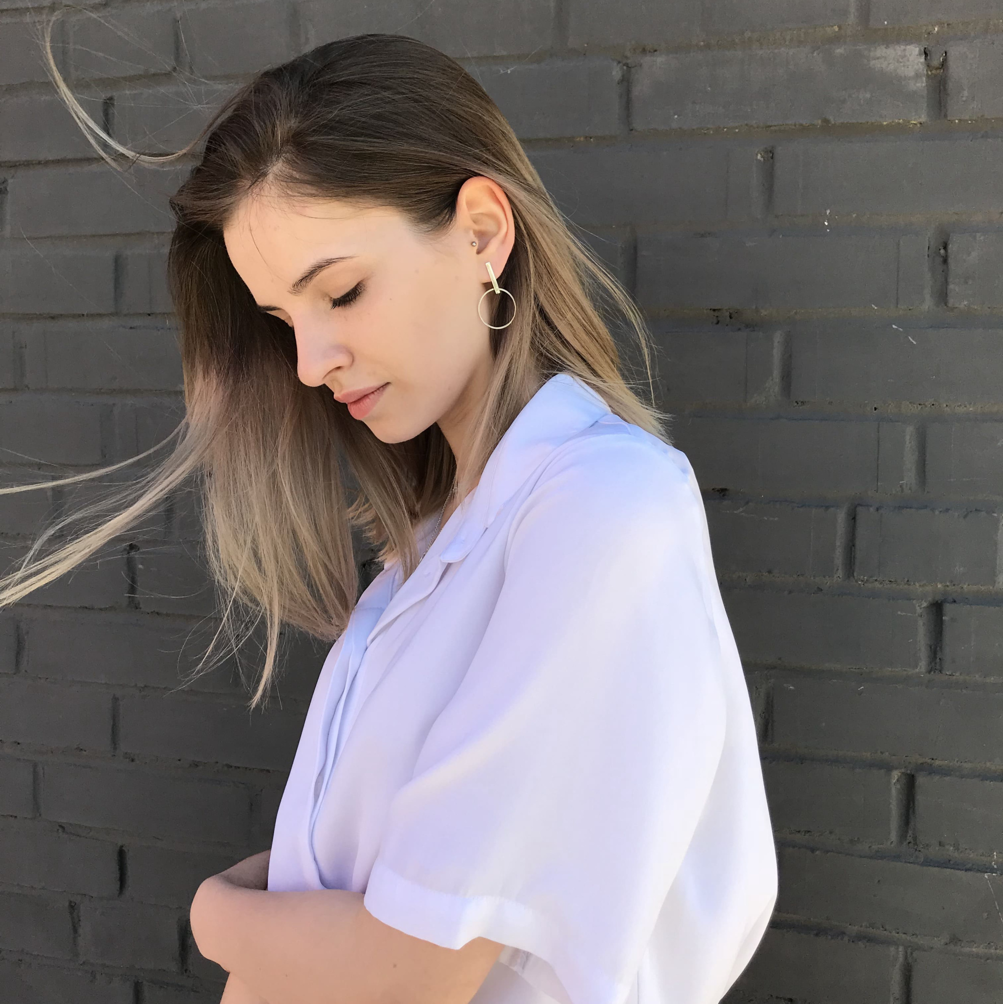 URBAN ISLAND моносерьга Highline+Circle