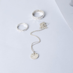 URBAN ISLAND подвеска малая This Too Shall Pass c мятой фактурой