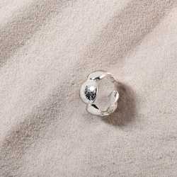 INFANTA Кафф Sasso Галька серебро