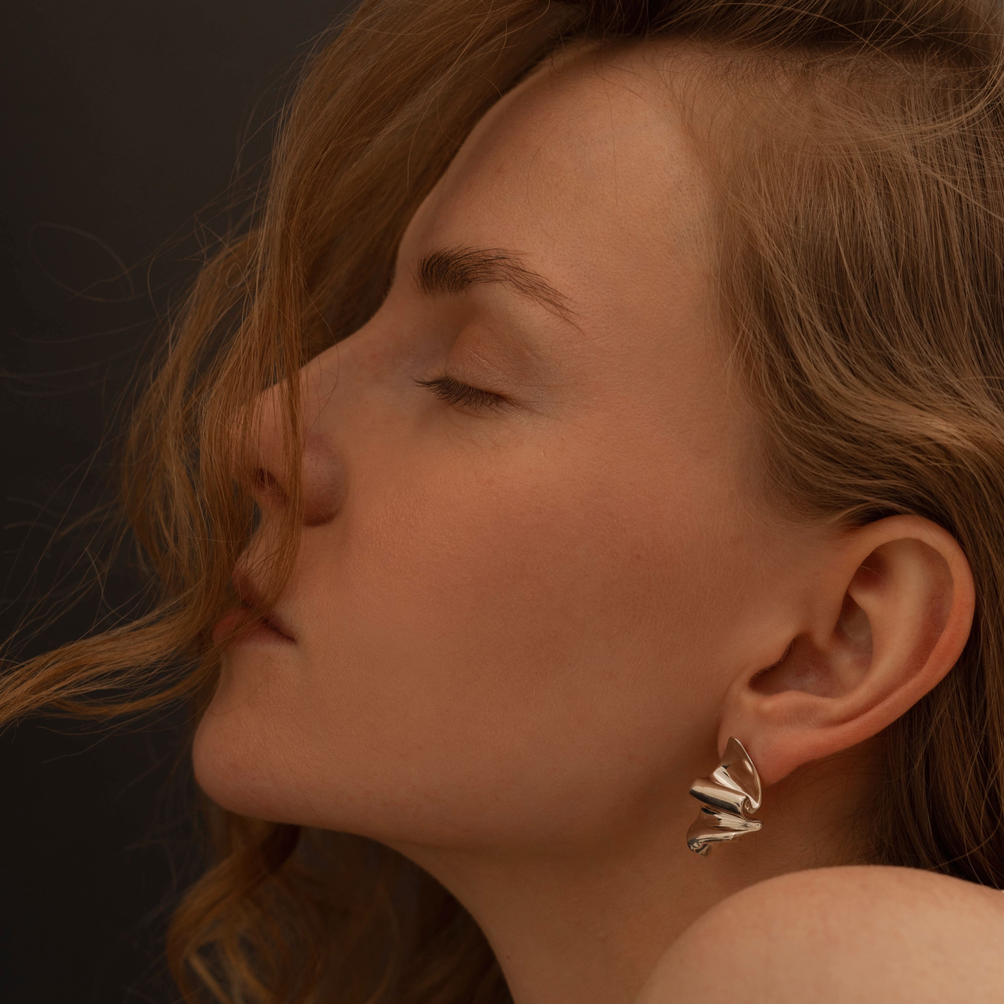 MS. MARBLE серьги Kindness серебро