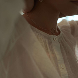 MS. MARBLE подвеска-чокер Karma серебро