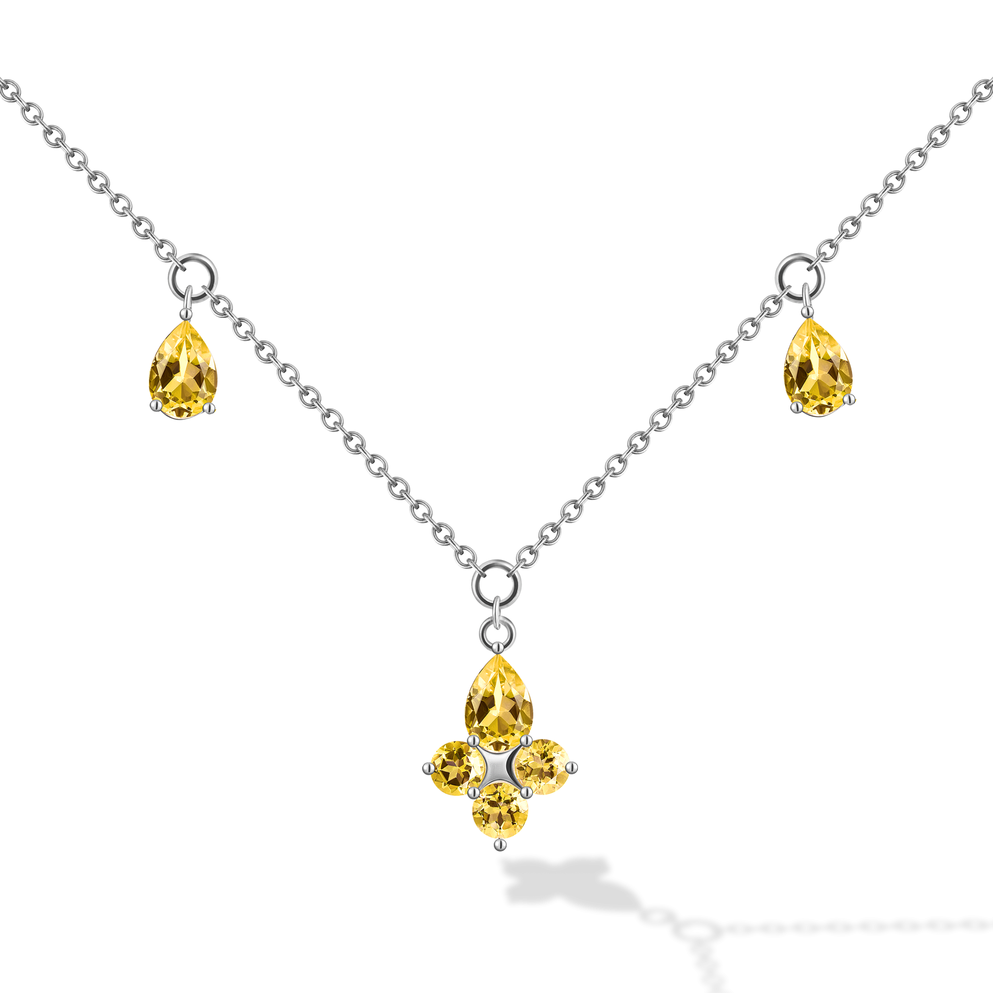 INFANTA Чокер Principessa Giglio с цитринами