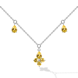 INFANTA Чокер Principessa Giglio с цитринами