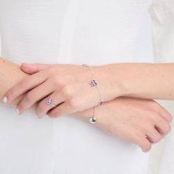 INFANTA Браслет Principessa Ciondolo с аметистами