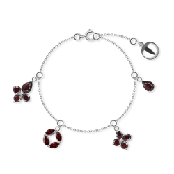 INFANTA Браслет Principessa Ciondolo с гранатами