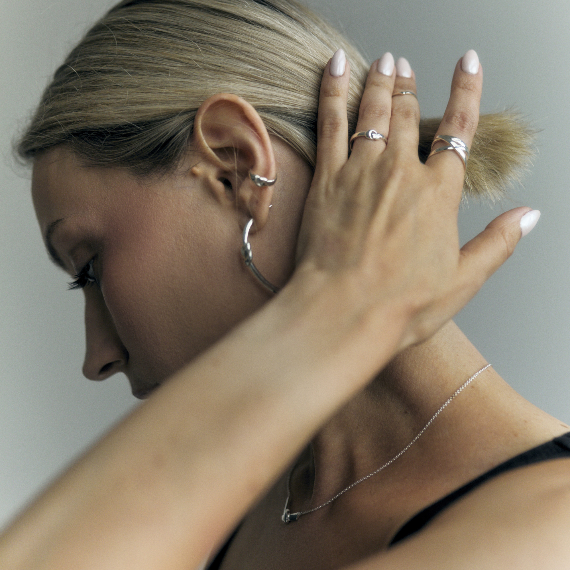 INFANTA Кафф Nodo узелок серебро