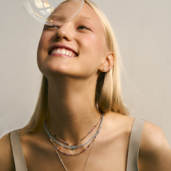 URBAN ISLAND пусет с камнем Forget Me Not