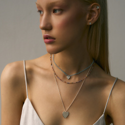 URBAN ISLAND пусет с камнем Forget Me Not